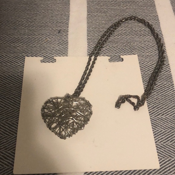 Metal Heart Necklace - Picture 2 of 3